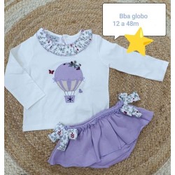 Conjunto niña globo